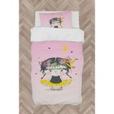 Mekta Home Bebek ve Çocuk Odası Balerin Çocuk Desenli Nevresim Takımı - Renkli - 160 x 230 cm