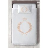 Mekta Home Bebek ve Çocuk Odası Başak Desenli Yatak Örtüsü - Renkli - 140 x 220 cm