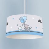 Mekta Home Bebek ve Çocuk Odası Bisikletli Fil Desenli Avize - Renkli - 1