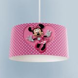 Mekta Home Bebek ve Çocuk Odası Büyük Kalpli Minnie Mause Desenli Avize - Renkli - 1