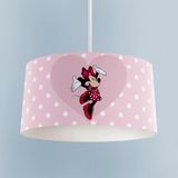 Mekta Home Bebek ve Çocuk Odası Büyük Kalpli Minnie Mause ve Puantiyeli Avize - Renkli - 1