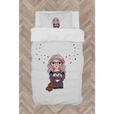 Mekta Home Bebek Ve Çocuk Odası Çantalı Kız Desenli Nevresim Takımı