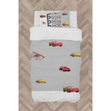 Mekta Home Bebek ve Çocuk Odası Çarpım Tablolu ve Yol Desenli Eğitici Nevresim Takımı - Renkli - 160 x 230 cm