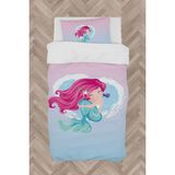 Mekta Home Bebek ve Çocuk Odası Deniz Kızı Desenli Nevresim Takımı - Renkli - 160 x 230 cm