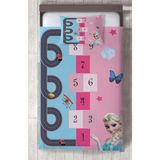 Mekta Home Bebek ve Çocuk Odası Erkek ve Kız Için Ortak Desenli Yatak Örtüsü - Renkli - 140 x 220 cm