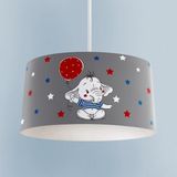 Mekta Home Bebek ve Çocuk Odası Filli Kırmızı Balon Desenli Avize - Renkli - 1