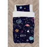 Mekta Home Bebek ve Çocuk Odası Galaksi Desenli Nevresim Takımı - Renkli - 160 x 230 cm