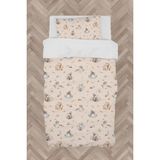 Mekta Home Bebek ve Çocuk Odası Hayvanlar Alemi Desenli Nevresim Takımı - Renkli - 160 x 230 cm