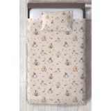 Mekta Home Bebek ve Çocuk Odası Hayvanlar Alemi Desenli Yatak Örtüsü - Renkli - 140 x 220 cm