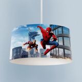 Mekta Home Bebek Ve Çocuk Odası Iron Man Ve Spider Man Desenli Avize Renkli