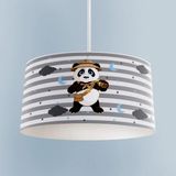 Mekta Home Bebek ve Çocuk Odası Izci Panda Desenli Avize - Renkli - 1