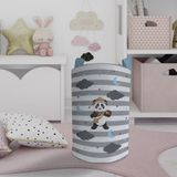 Mekta Home Bebek ve Çocuk Odası Izci Panda Desenli Oyuncak Sepeti - Renkli