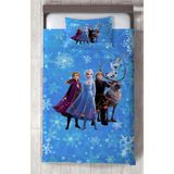 Mekta Home Bebek ve Çocuk Odası Karlar Ülkesi Desenli Yatak Örtüsü - Renkli - 140 x 220 cm