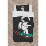Mekta Home Bebek Ve Çocuk Odası Kaykaylı Astronot Desenli Nevresim Takımı