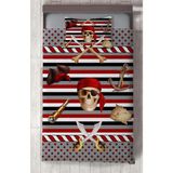 Mekta Home Bebek ve Çocuk Odası Kuru Kafa Desenli Yatak Örtüsü - Renkli - 140 x 220 cm