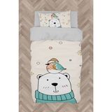 Mekta Home Bebek ve Çocuk Odası Kutup Ayısı Desenli Nevresim Takımı - Renkli - 160 x 230 cm