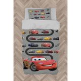 Mekta Home Bebek ve Çocuk Odası Mcqueen ve Yol Desenli Nevresim Takımı - Renkli - 160 x 230 cm