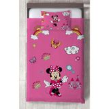 Mekta Home Bebek ve Çocuk Odası Pembe Mavi Seksekli Yatak Örtüsü - Renkli - 140 x 220 cm