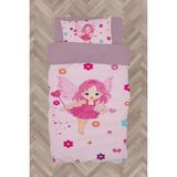 Mekta Home Bebek ve Çocuk Odası Peri Kız Desenli Nevresim Takımı - Renkli - 160 x 230 cm