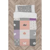 Mekta Home Bebek ve Çocuk Odası Renkli Soft ve Karışık Figür Desenli Nevresim Takımı - 160 x 230 cm