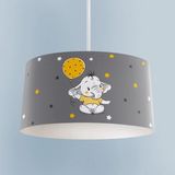 Mekta Home Bebek ve Çocuk Odası Sarı Filli Balon Desenli Avize - Renkli - 1