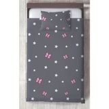Mekta Home Bebek ve Çocuk Odası Seksek Desenli Çerçeveli Yatak Örtüsü - Renkli - 140 x 220 cm