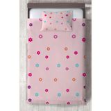Mekta Home Bebek ve Çocuk Odası Seksek ve Renkli Çiçek Desenli Yatak Örtüsü - 140 x 220 cm