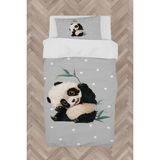 Mekta Home Bebek ve Çocuk Odası Sevimli Panda Desenli Nevresim Takımı - Renkli - 160 x 230 cm