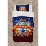 Mekta Home Bebek ve Çocuk Odası Sonic Boom Desenli Nevresim Takımı - Renkli - 160 x 230 cm