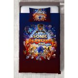Mekta Home Bebek ve Çocuk Odası Sonic Boom Desenli Yatak Örtüsü - Renkli - 140 x 220 cm