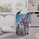 Mekta Home Bebek ve Çocuk Odası Spider-Man Desenli Oyuncak Sepeti - Renkli