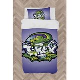 Mekta Home Bebek ve Çocuk Odası T-Rex Desenli Nevresim Takımı - Renkli - 160 x 230 cm