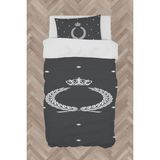 Mekta Home Bebek ve Çocuk Odası Taçlı Yıldız Desenli Nevresim Takımı - Renkli - 160 x 230 cm