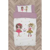 Mekta Home Bebek ve Çocuk Odası The Amazing Girl Desenli Nevresim Takımı - Renkli - 160 x 230 cm
