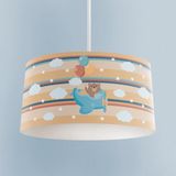 Mekta Home Bebek ve Çocuk Odası Uçak ve Fil Desenli Avize - Renkli - 1