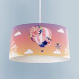 Mekta Home Bebek ve Çocuk Odası Uçan Balon ve Çiçek Desenli Avize - Renkli - 1
