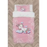 Mekta Home Bebek ve Çocuk Odası Unicorn ve Seksek Desenli Nevresim Takımı - Renkli - 160 x 230 cm