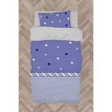 Mekta Home Bebek ve Çocuk Odası Yıldızlı ve Halat Desenli Nevresim Takımı - Renkli - 160 x 230 cm