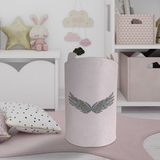Mekta Home Büyük Renkli Kanat Desenli Bebek ve Çocuk Odası Oyuncak Sepeti