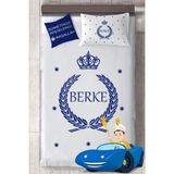 Mekta Home Isim Yazdırılabilir Sünnet Yatak Örtüsü Takımı MKT-4013 - Beyaz - 140 x 220 cm