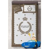 MEKTA HOME İsim Yazdırılabilir Sünnet Yatak Örtüsü Takımı MKT-4030