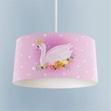 Mekta Home Kuğu Pembe Desenli Avize