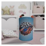 Mekta Home McQueen Mavi Desenli Bebek ve Çocuk Odası Oyuncak Sepeti