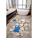 Mekta Home MKTPP-2056 60x100 50x60 cm Kalpli 2'li Banyo Paspas Takımı