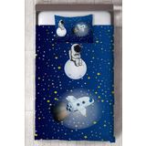 Mekta Home MKTYO-151 Çocuk Odası Uzay Gemisi ve Astronot Yatak Örtüsü