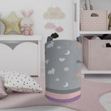 Mekta Home Renkli Soft ve Karışık Figür Desenli Bebek ve Çocuk Odası Oyuncak Sepeti