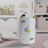 Mekta Home Üç Renkli Balon Desenli Bebek ve Çocuk Odası Oyuncak Sepeti