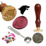Mektup Damga Mühürü Direwolf + 30 Mühür Mumu + Eritme Kaşığı