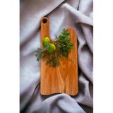 Mekwood Büyük Boy Doğrama Tahtası & Sunumluk Satır Model 53×25 Cm