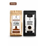Mel and Mira Kafeinsiz Kahve 2’li Set | Decaf Türk Kahvesi 200g + Premium Kafeinsiz Filtre Kahve 200g Kolombiya Çekirdeği